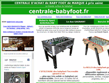 Tablet Screenshot of centrale-babyfoot.fr